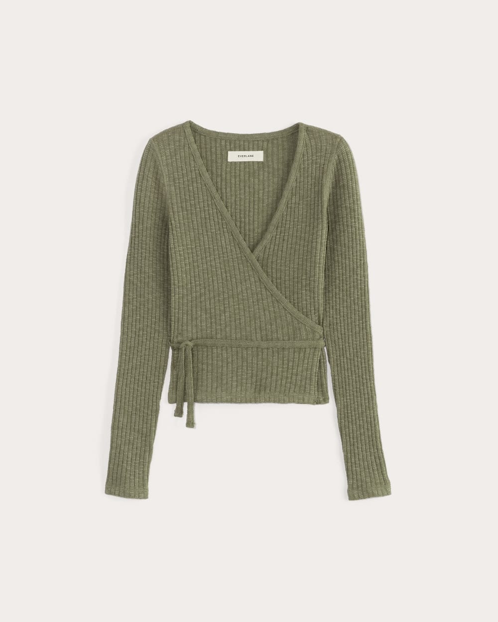 The Cozy Rib Wrap Top | Kalamata