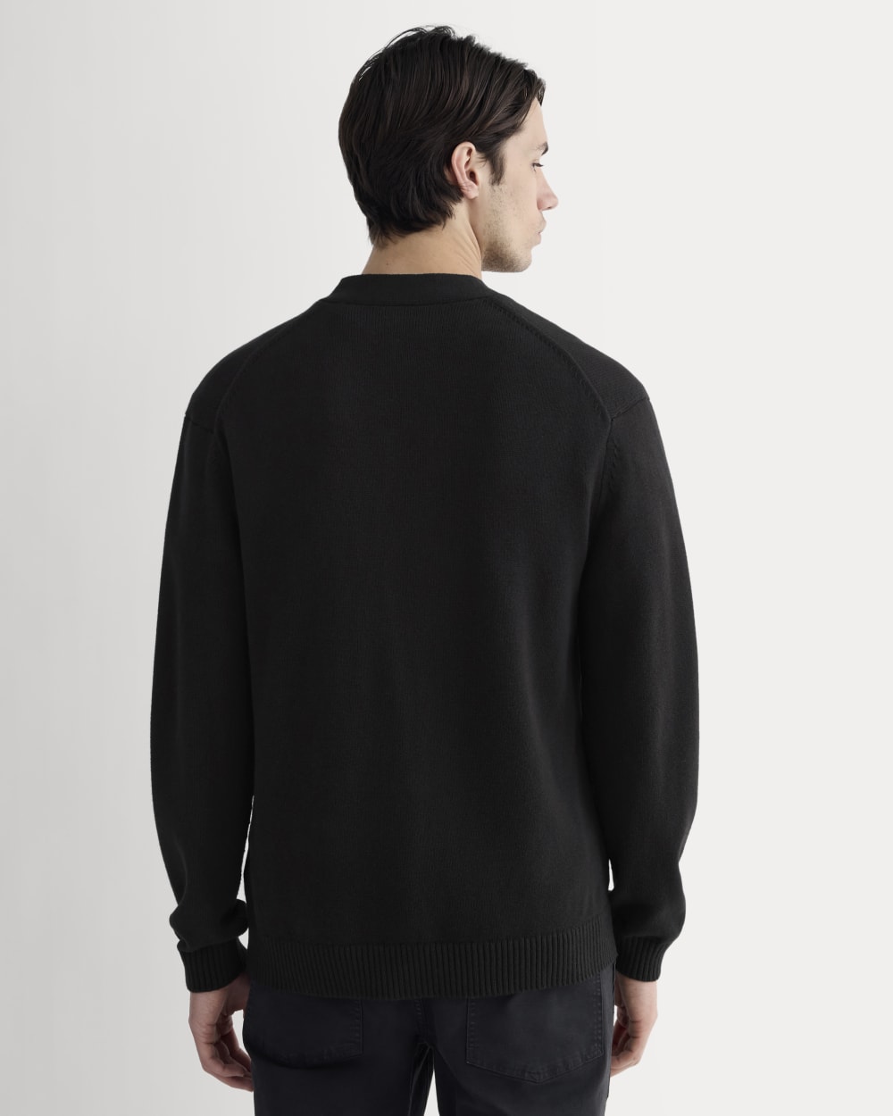 The Classic Cardigan in Everyday Cotton | Black