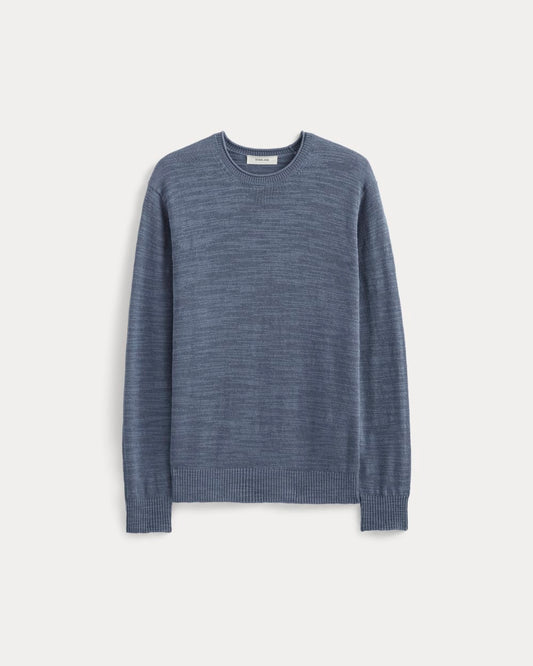 The Cotton Linen Pullover | Indigo