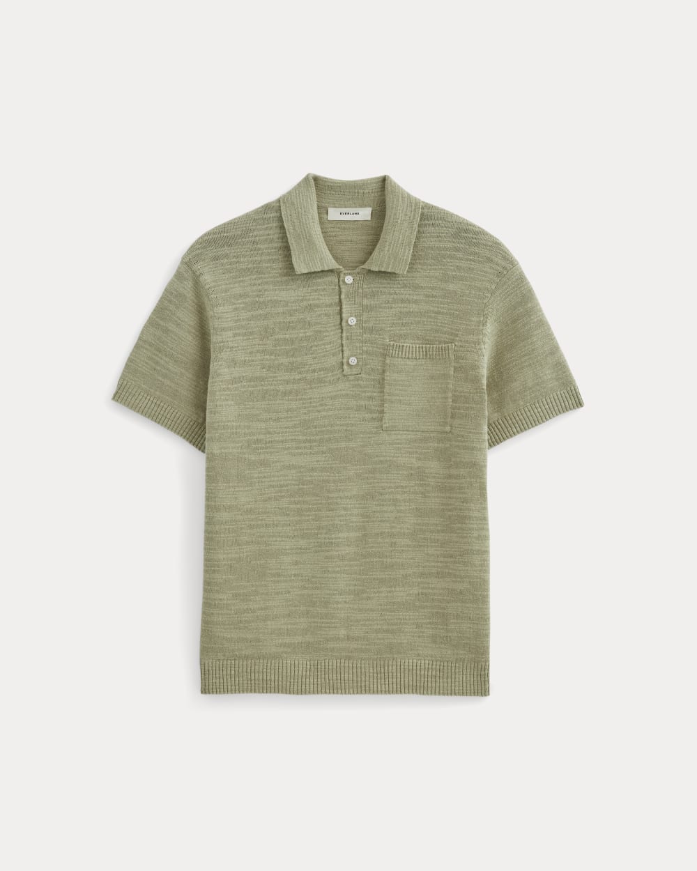 The Cotton Linen Polo | Eucalyptus