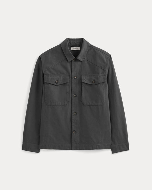 Utility Shirt Jacket | Washed Black
