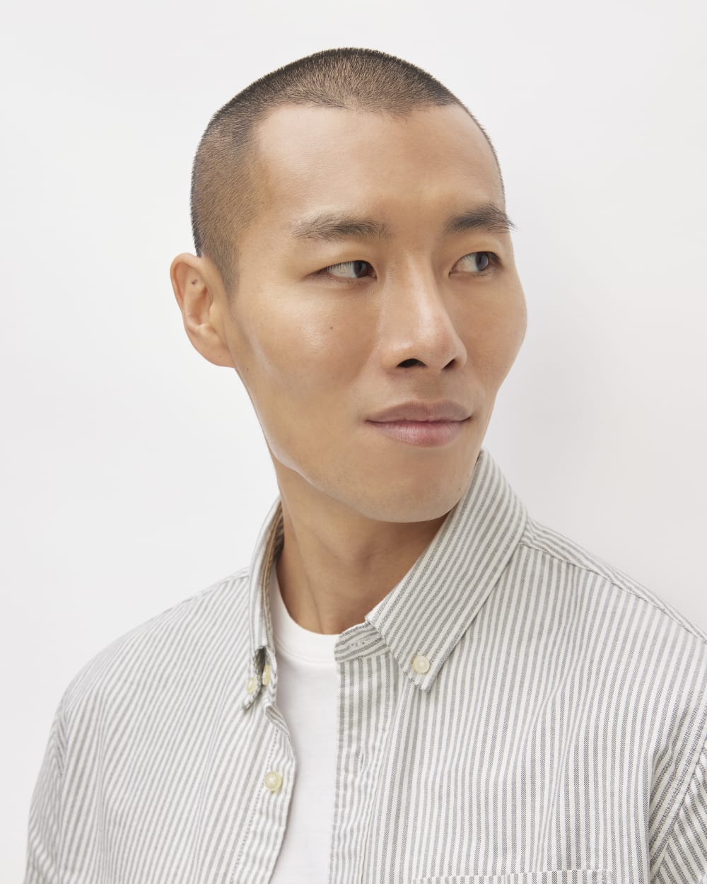 The Classic Oxford Shirt | Charcoal / White | Standard