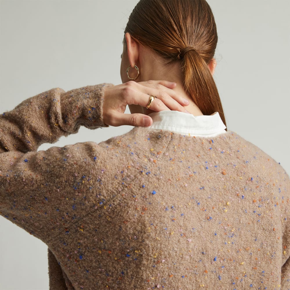The Confetti Cardigan | Taupe Multi