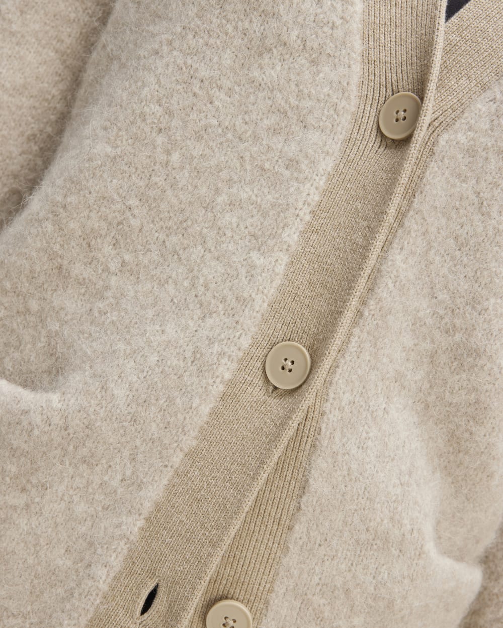 The SuperFuzz Alpaca Cardigan | Light Oat