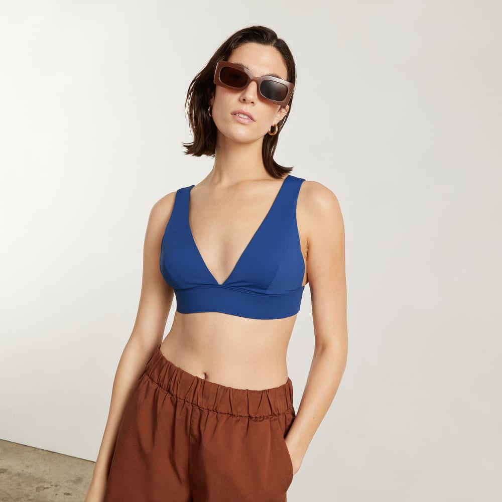 The Triangle Bikini Top | Blue Dusk