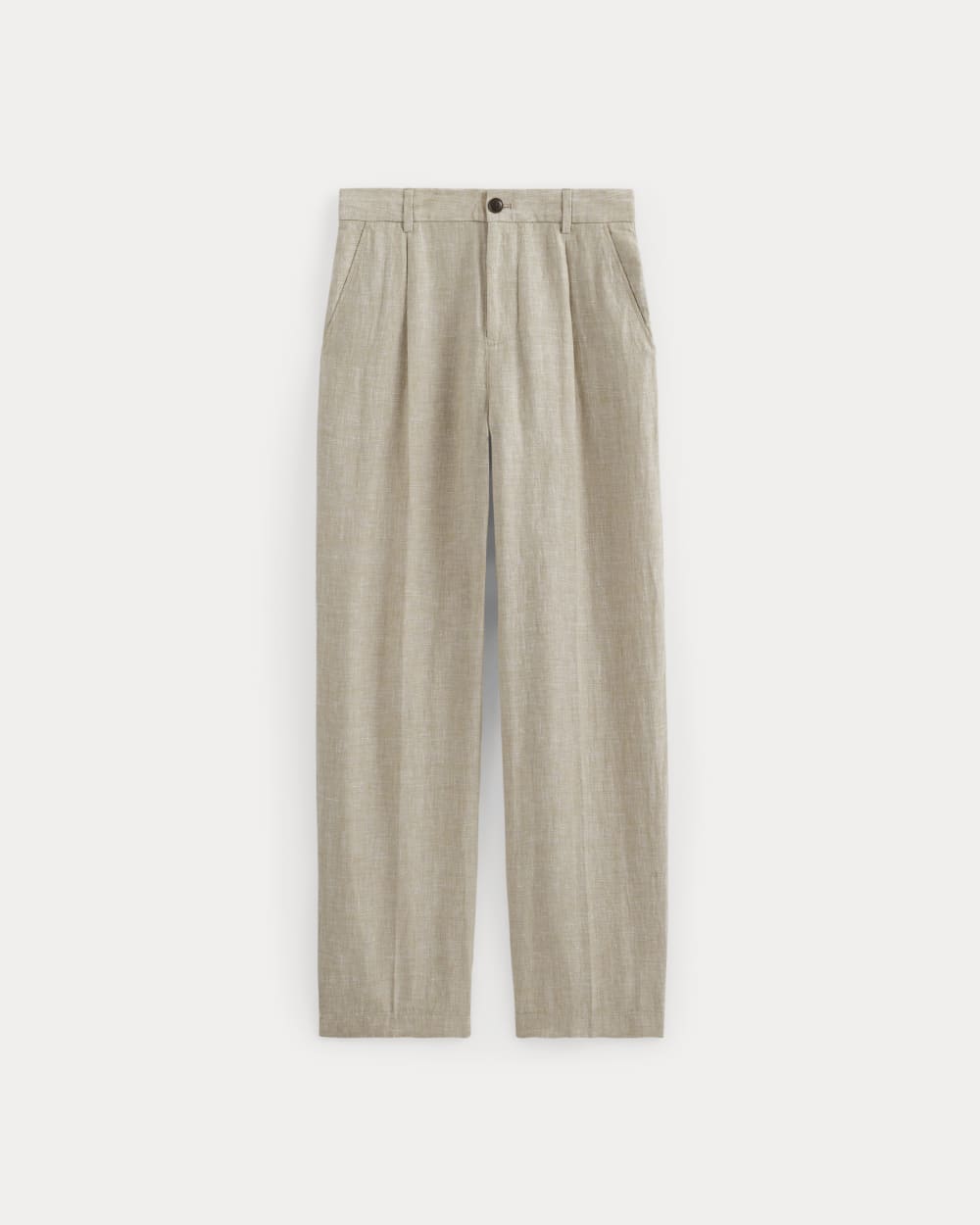 The Linen Pleated Trouser | Cornstalk Chambray