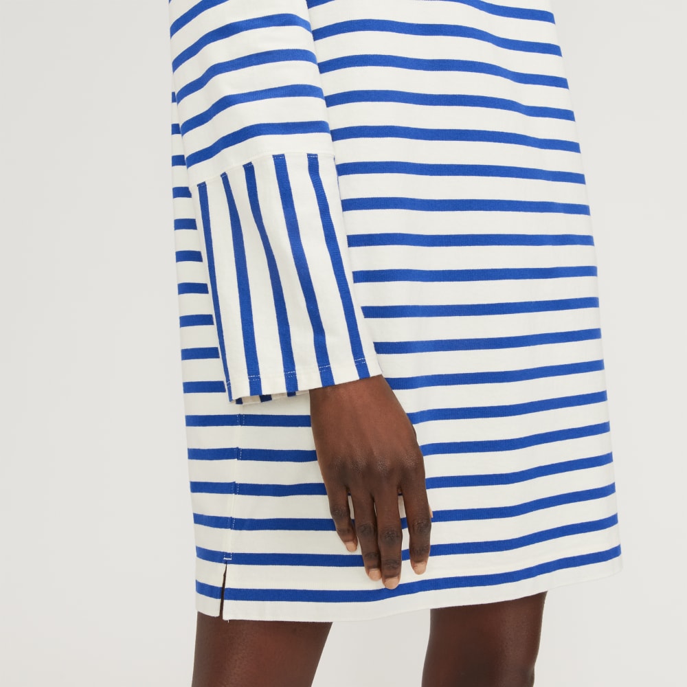 The Mariner Dress | Canvas Tan / Mazarine Blue