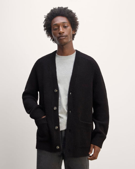 The Cloud Relaxed Cardigan |  Black