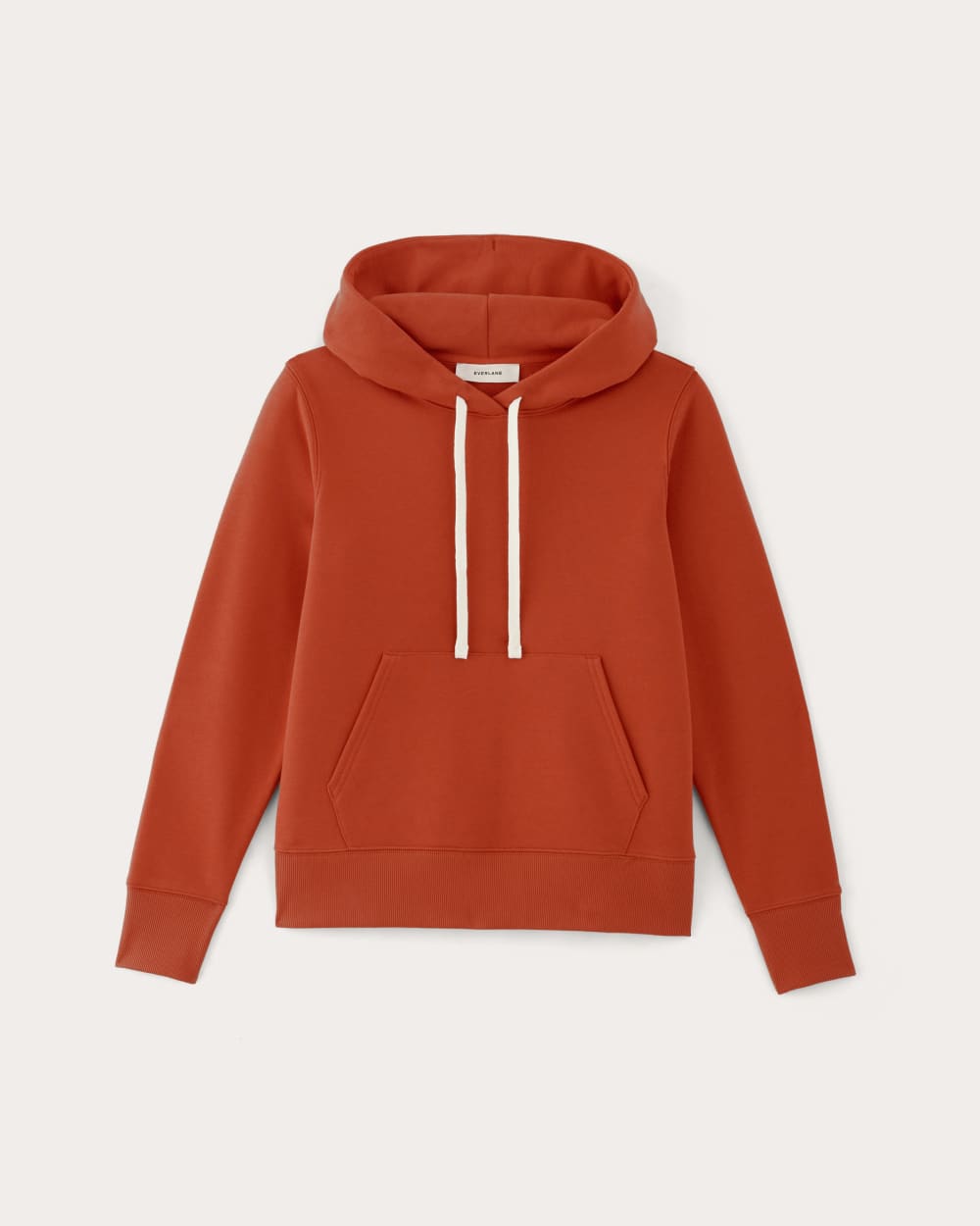 The Off-Duty Terry Hoodie | Poppy Red