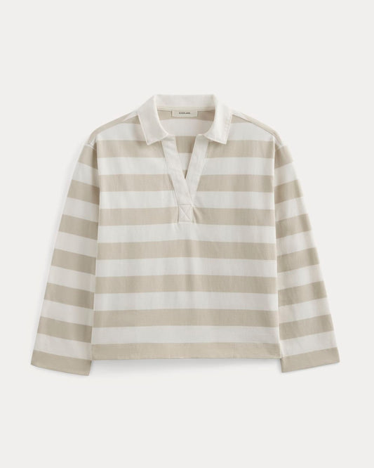 The Mariner Rugby Top | Peyote / Bone