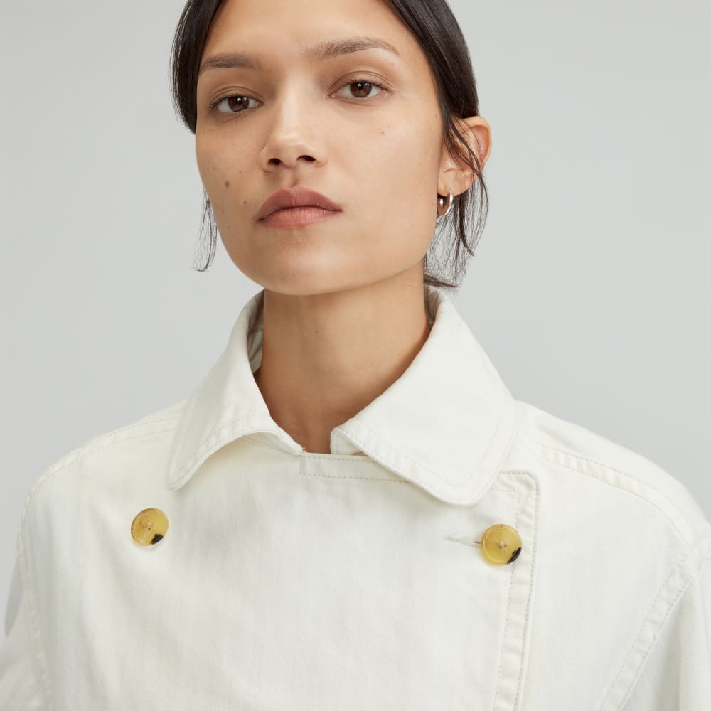 The Organic Cotton Herringbone Jacket | Bone