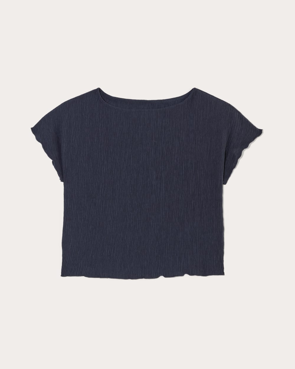 The Crinkle Top | Navy