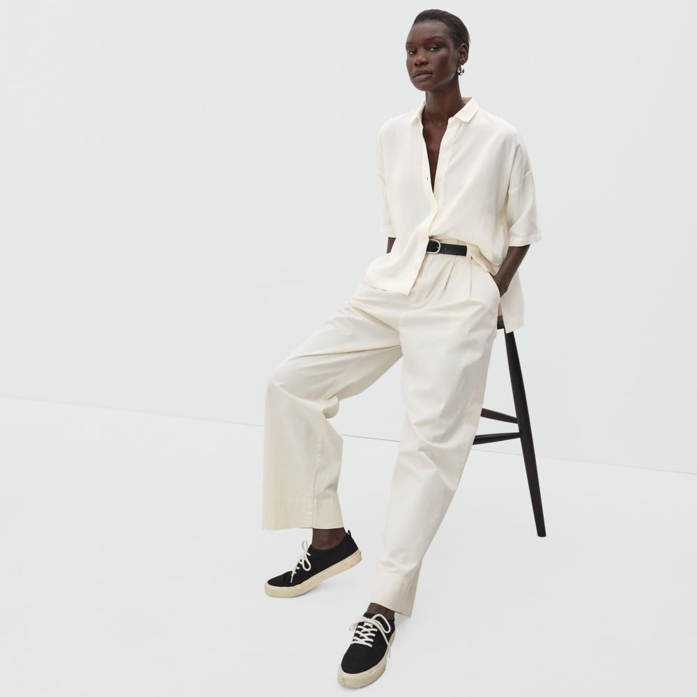 The Drapey Square Shirt | Bone