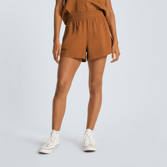 The Retro Jersey Short | Tawny Brown