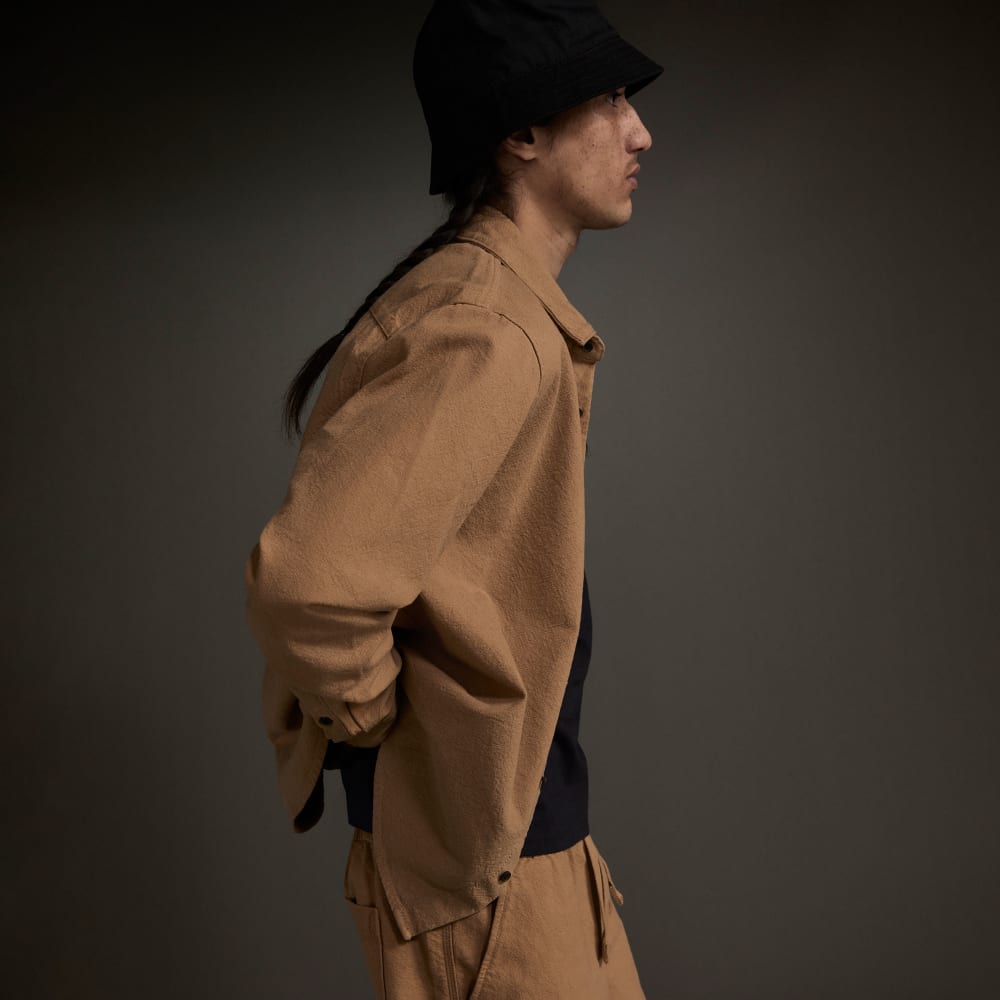 The Canvas Organic Cotton Overshirt | Cappuccino
