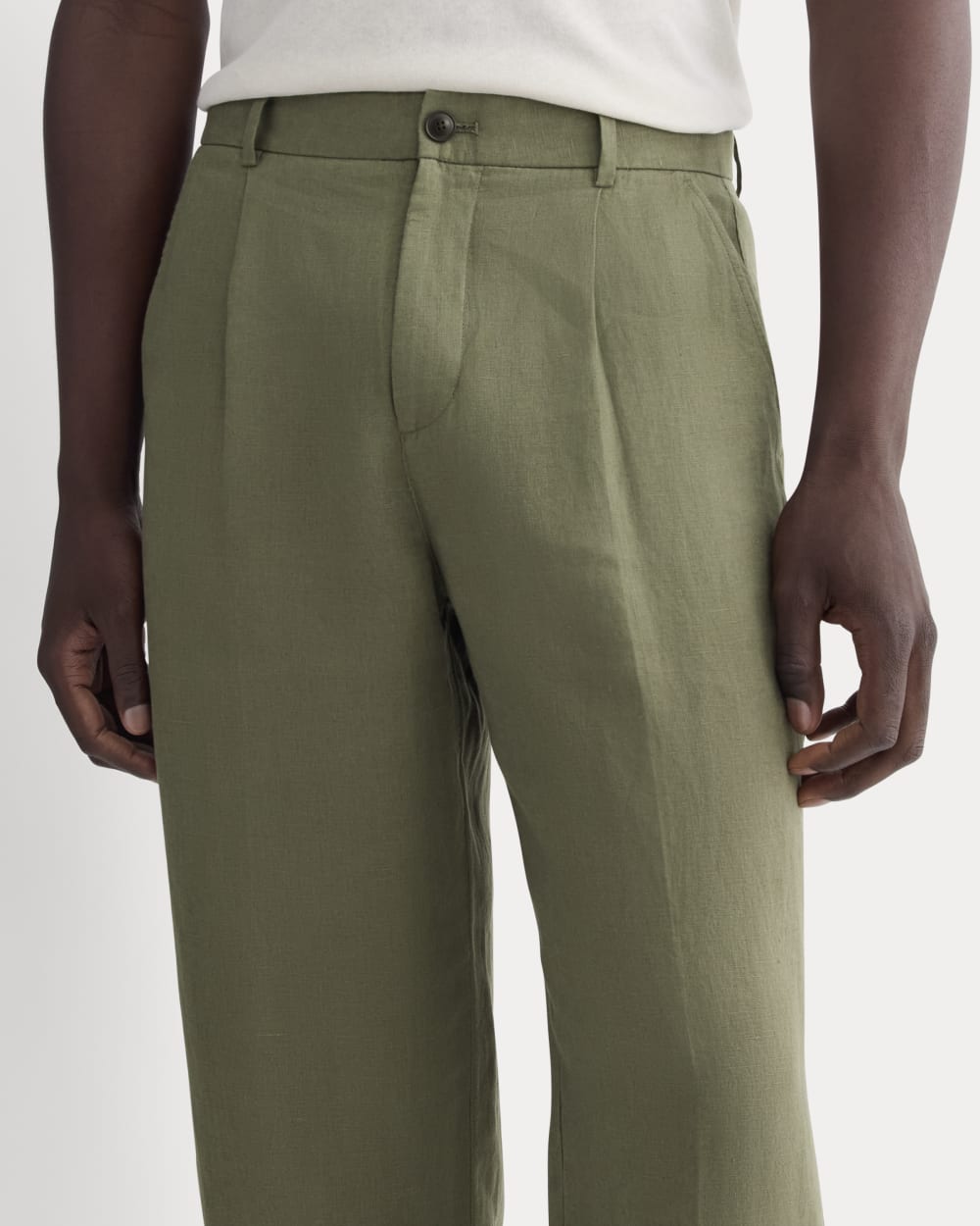 The Linen Pleated Trouser | Kalamata
