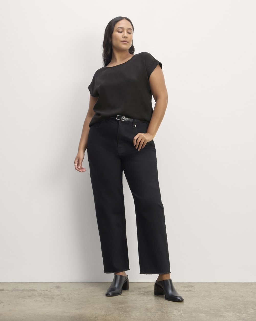 The Muscle Top in Butterlite | Black