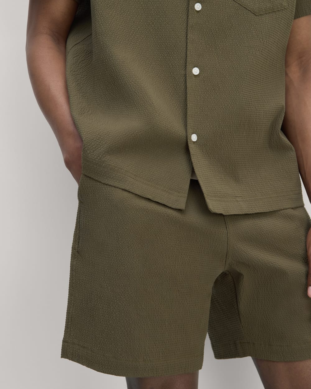 The Seersucker Short-Sleeve Shirt | Beech