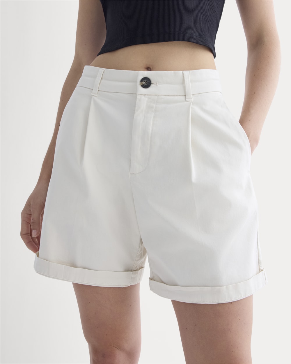 The Pleated Chino Short | Birch