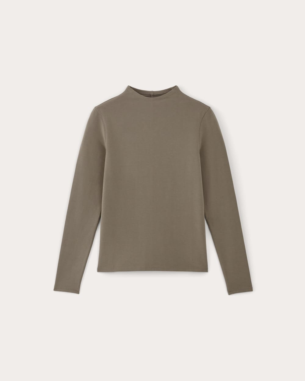 The Form Funnel-Neck Tee | Taupe