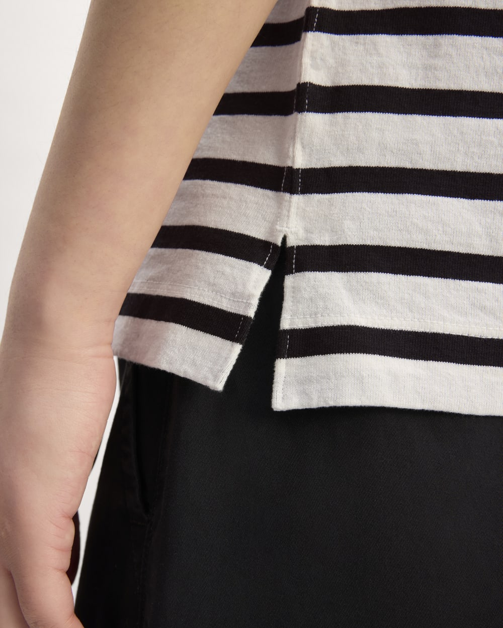 The Mariner Tank | Bone / Black