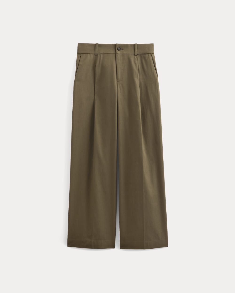 Wide-Leg Trouser in Buttersmooth | Deep Taupe | 32 Inseam
