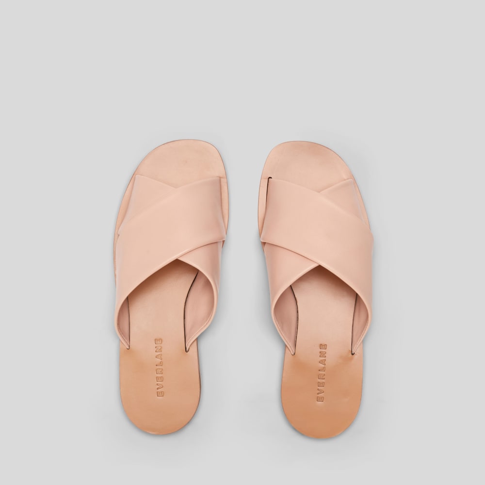 The Day Crossover Sandal | Pale Pink