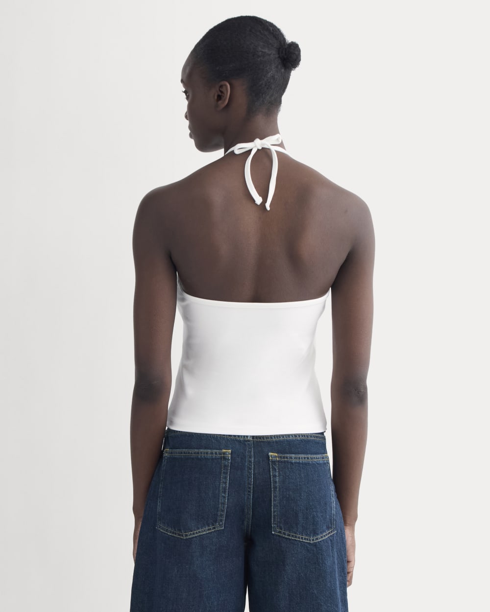 The Form Halter Top | White