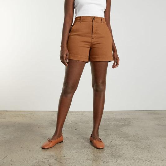 The Way-High® Twill Short | Adobe Brown