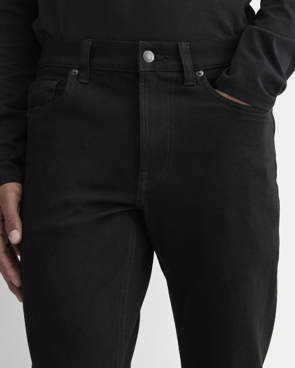 The Slim 4-Way Stretch Organic Jean | Uniform  | Black