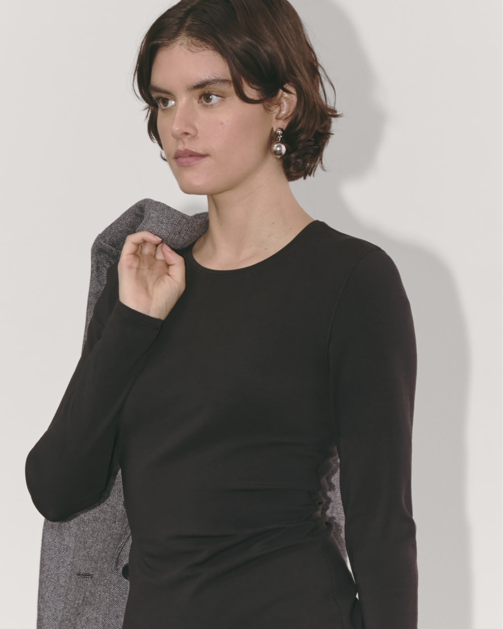 The Form Mini Dress | Black