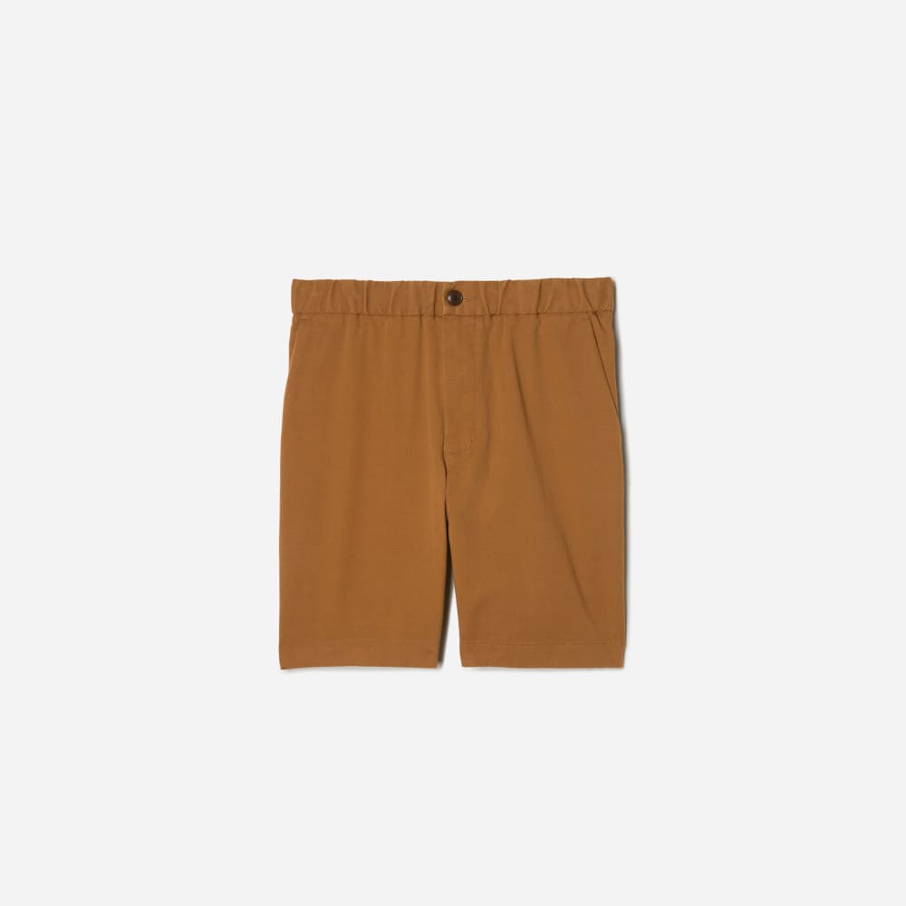The Pull-On Performance Chino Short | Tawny Brown
