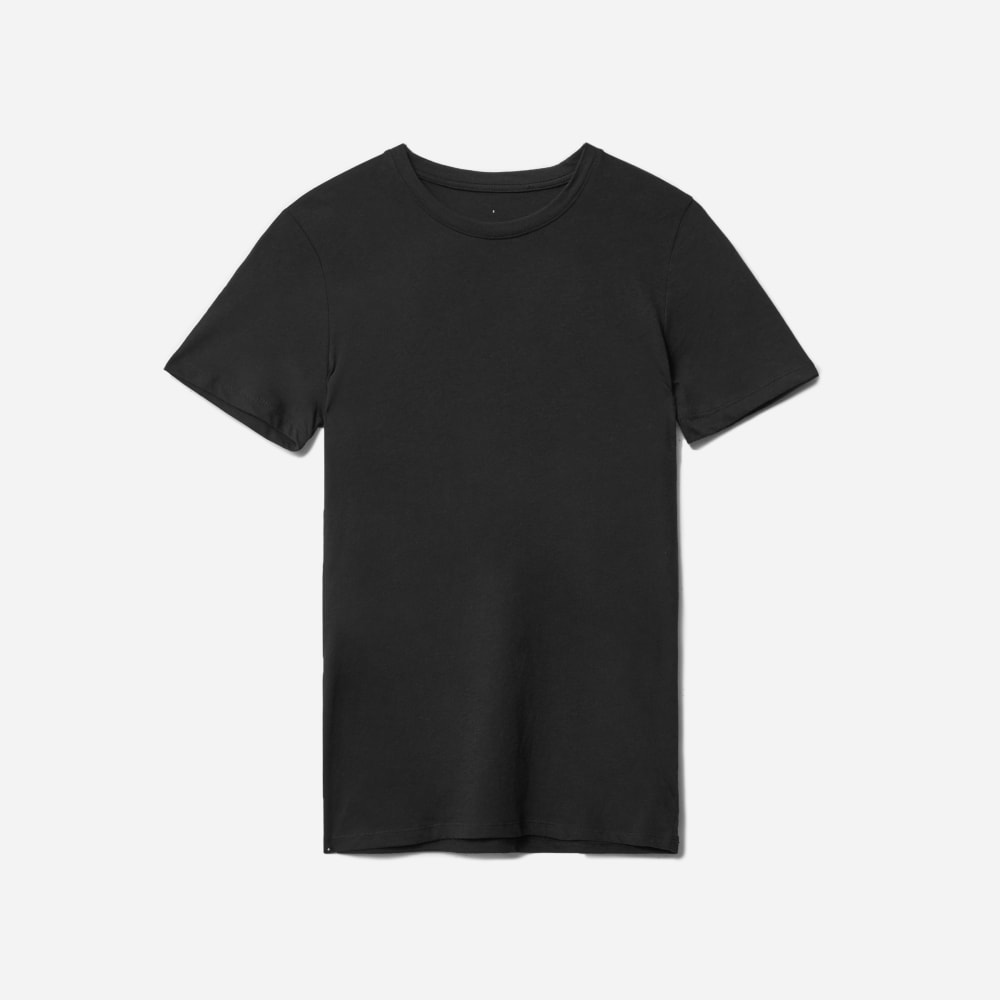 The Organic Cotton Crew Tee | Black