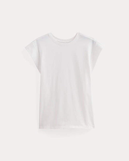 The Muscle Tee in Essential Cotton | White