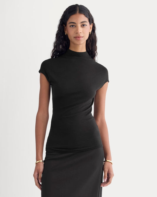 Twist Top in Butterluxe | Black