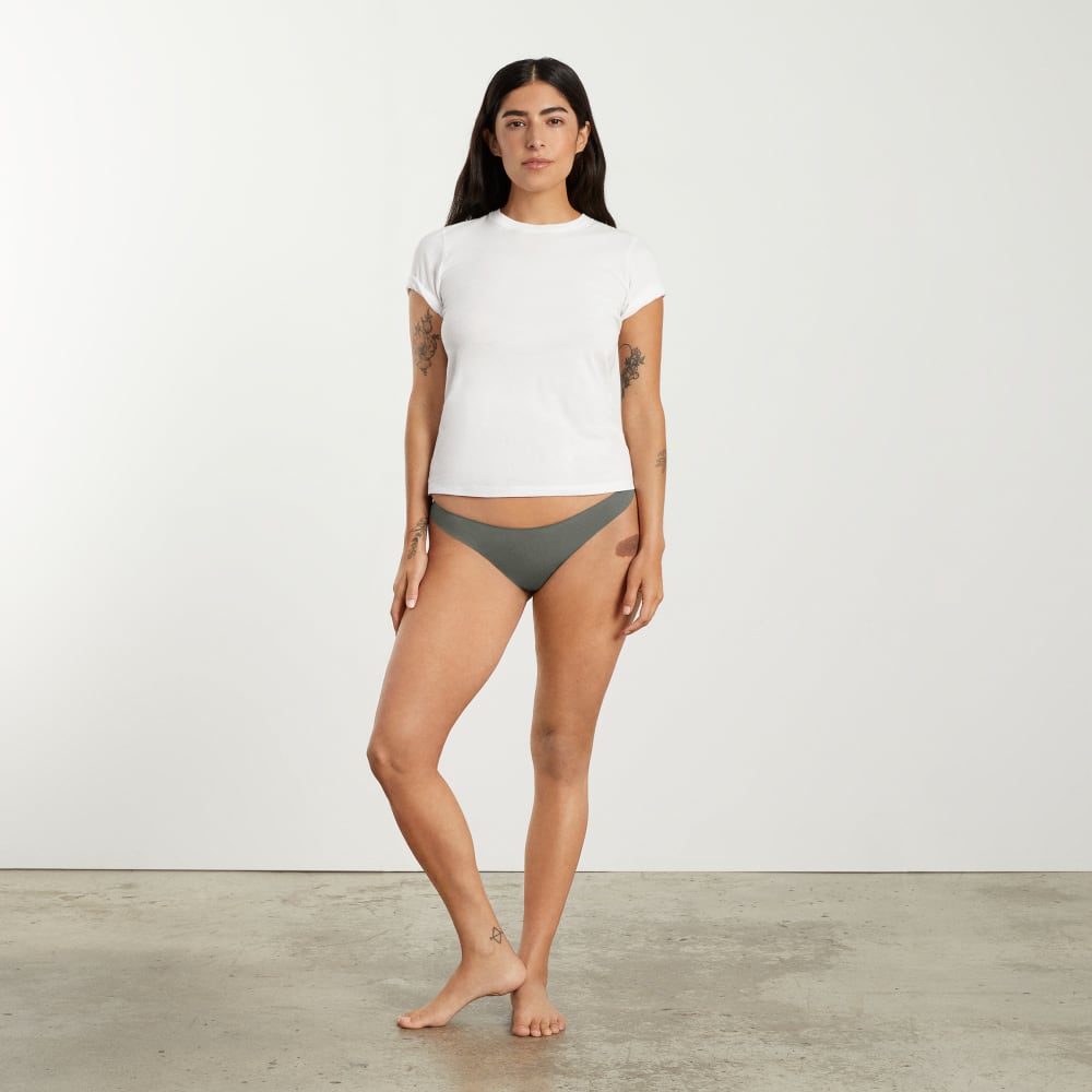 The Invisible Thong | Pewter Green