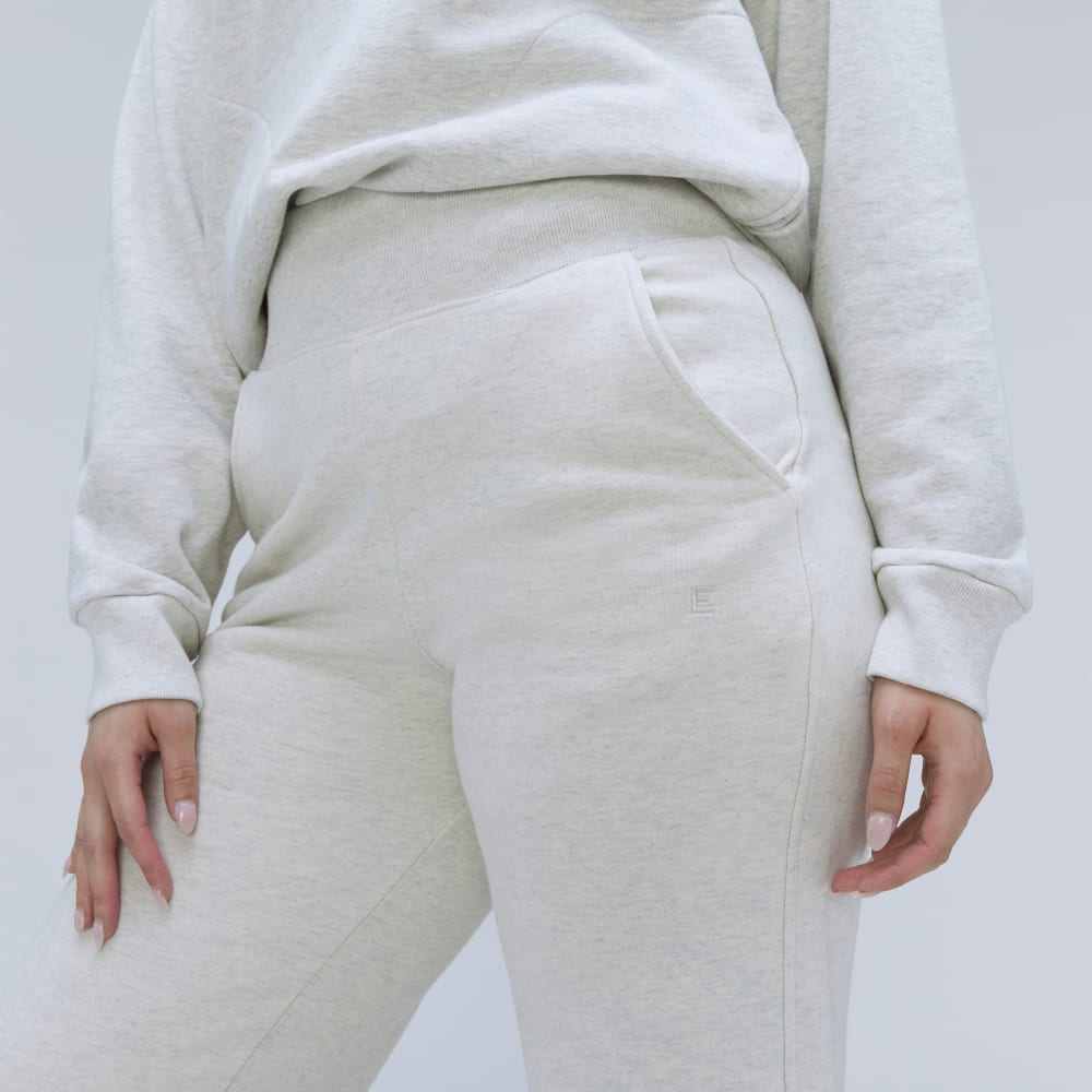 The Track High-Waist Pant | Light Heather Grey