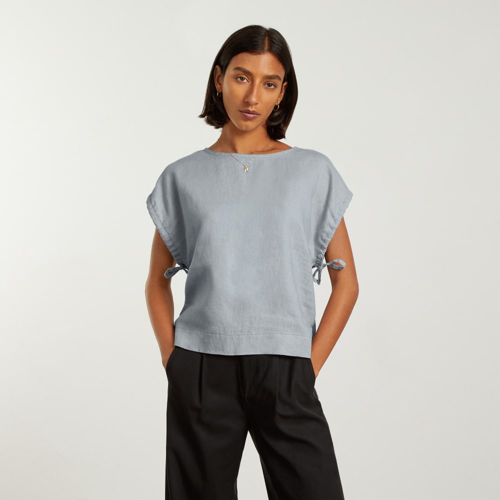 The Drawstring Tunic | Sky