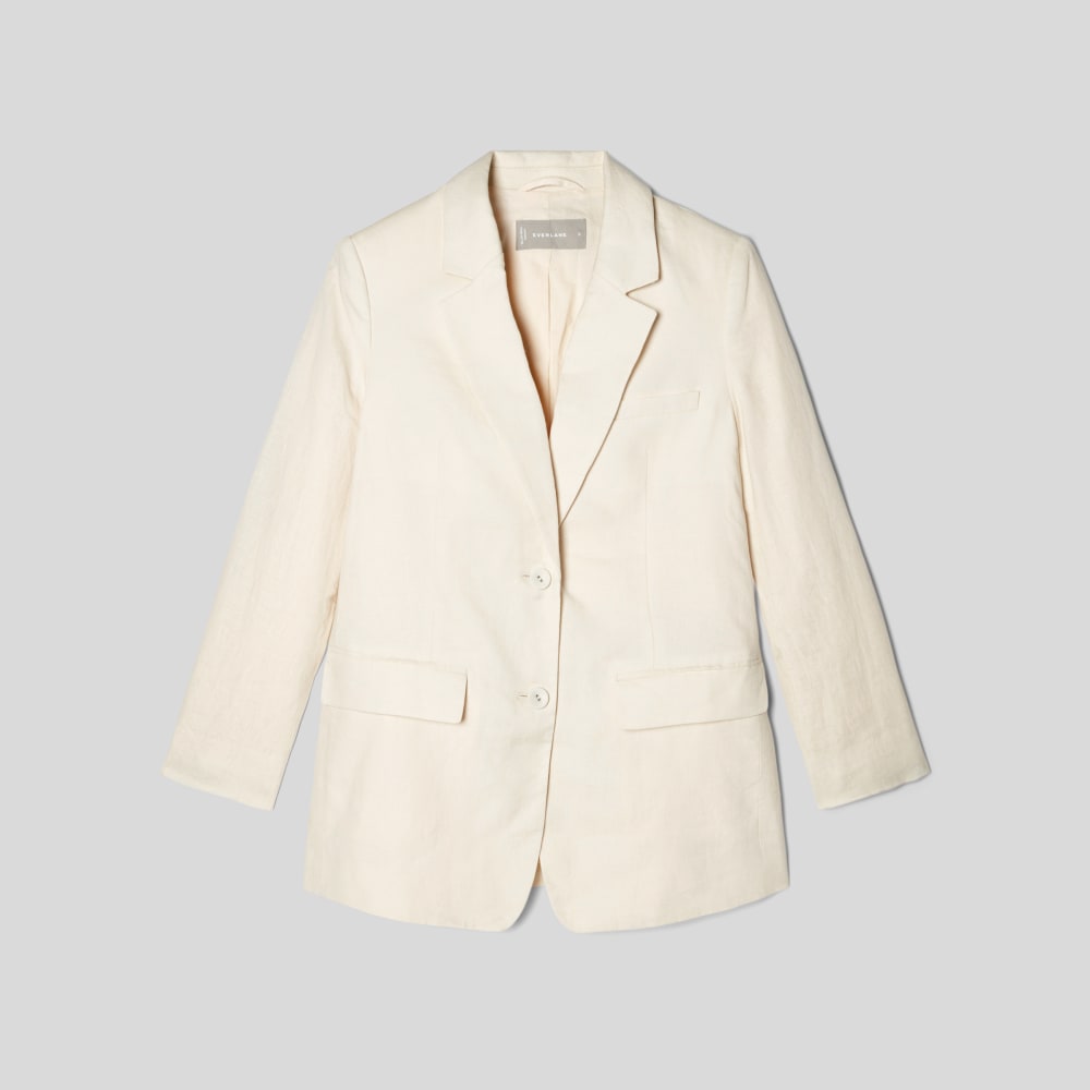 The Oversized Blazer in Linen | Canvas