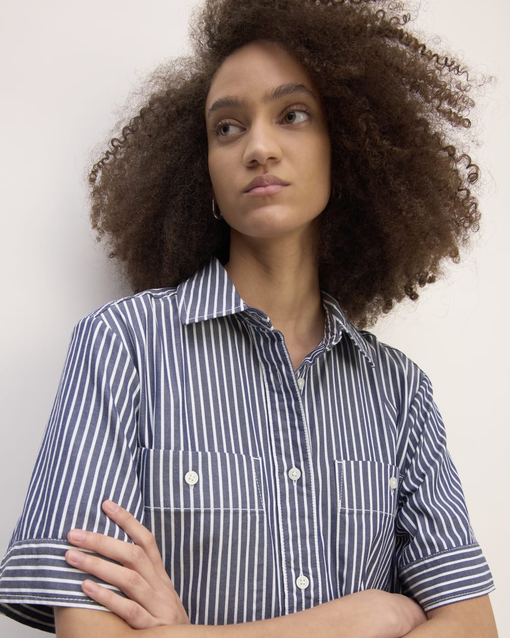 The Daytripper Dress | Dark Navy / White