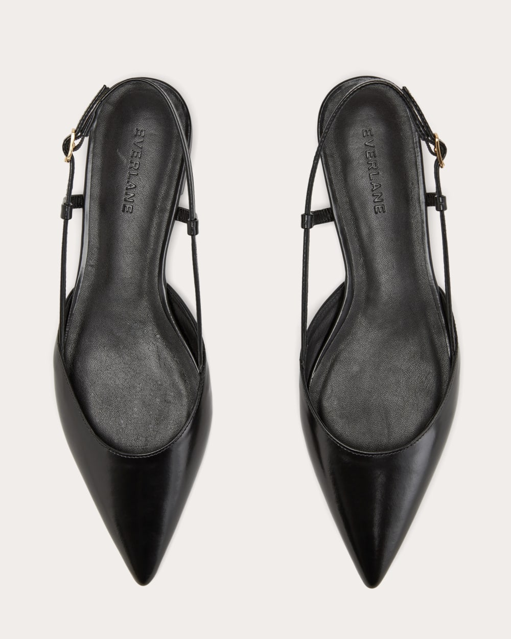 The Studio Slingback Flat | Black