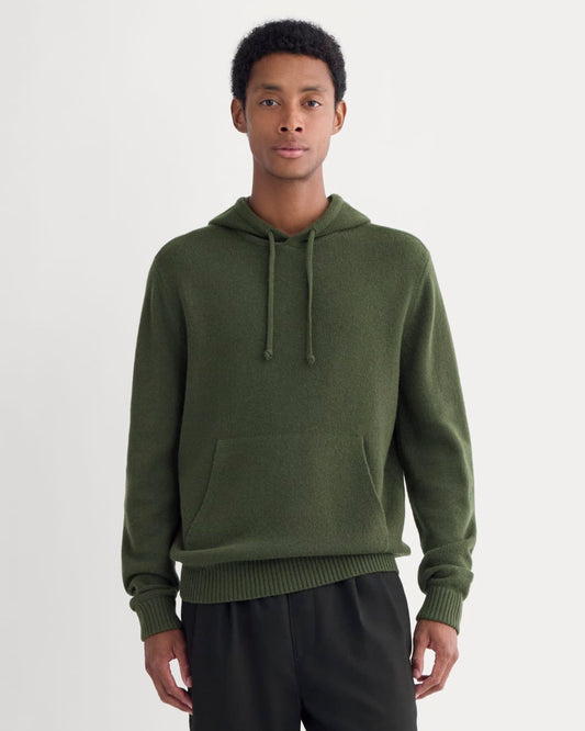 The Felted Merino Hoodie | Dark Forest