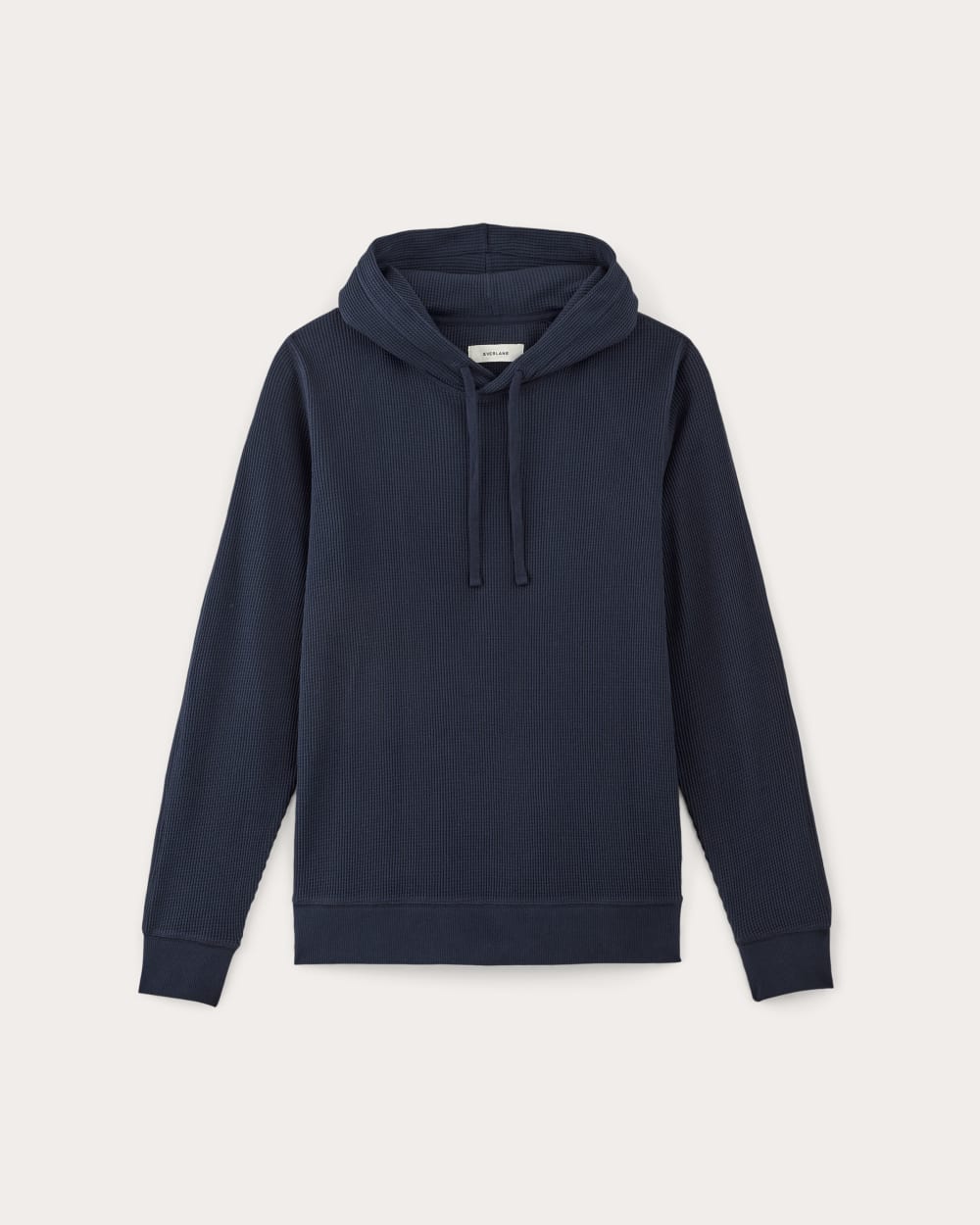 The Waffle-Knit Hoodie | Navy