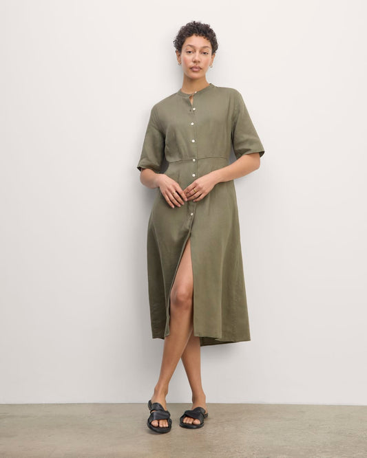 The Frolic Dress in Linen | Kalamata