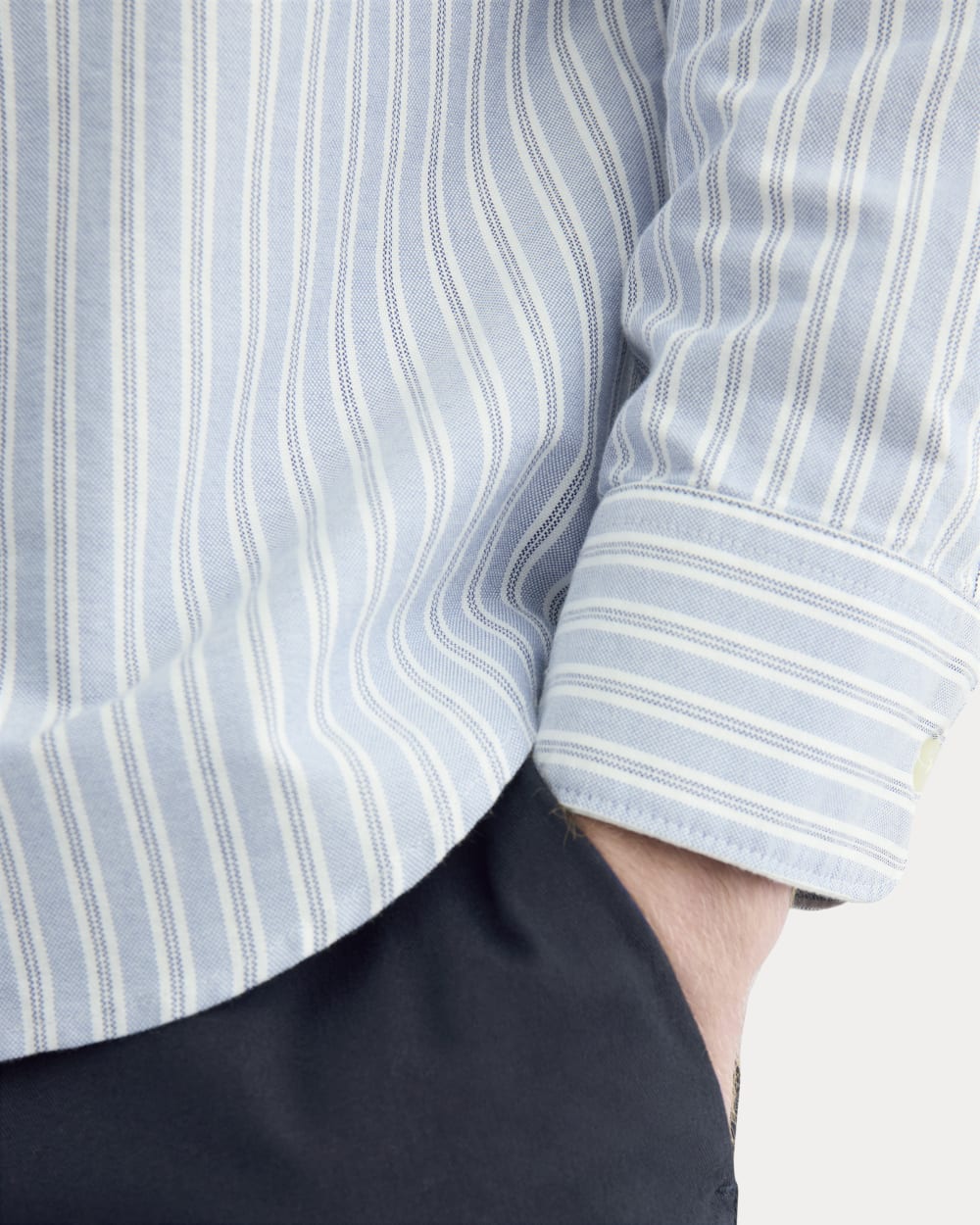 The Slim Oxford Shirt | Summer Sky Stripe | Standard