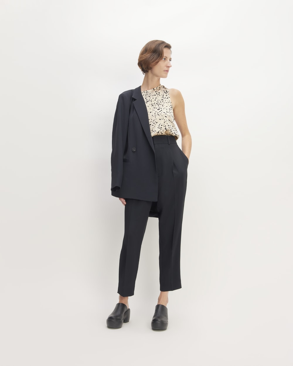 The Satin Racerback Top | Whisper Pink Moonsplatter