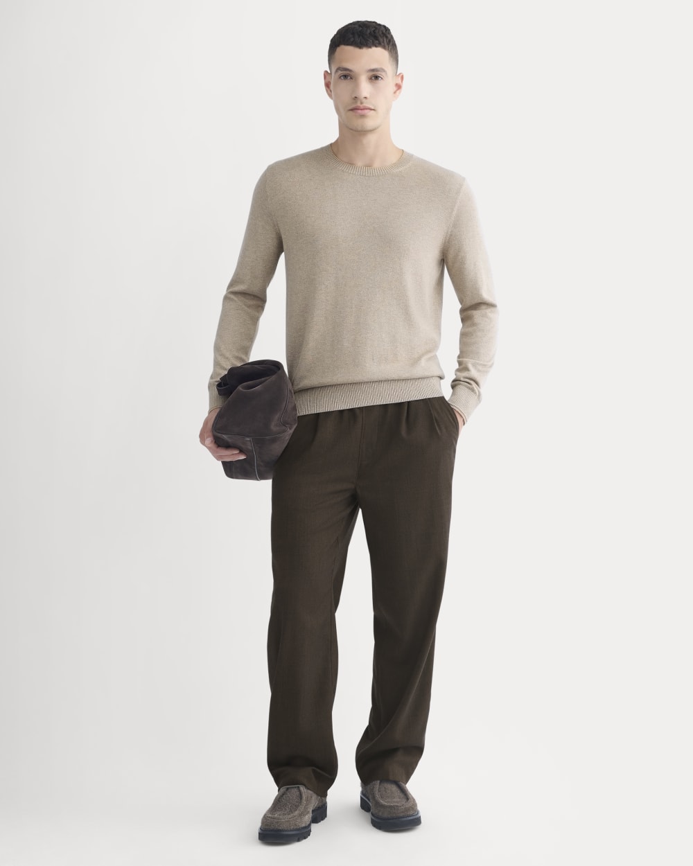 The No-Sweat Sweater | Uniform | Heathered Oatmeal