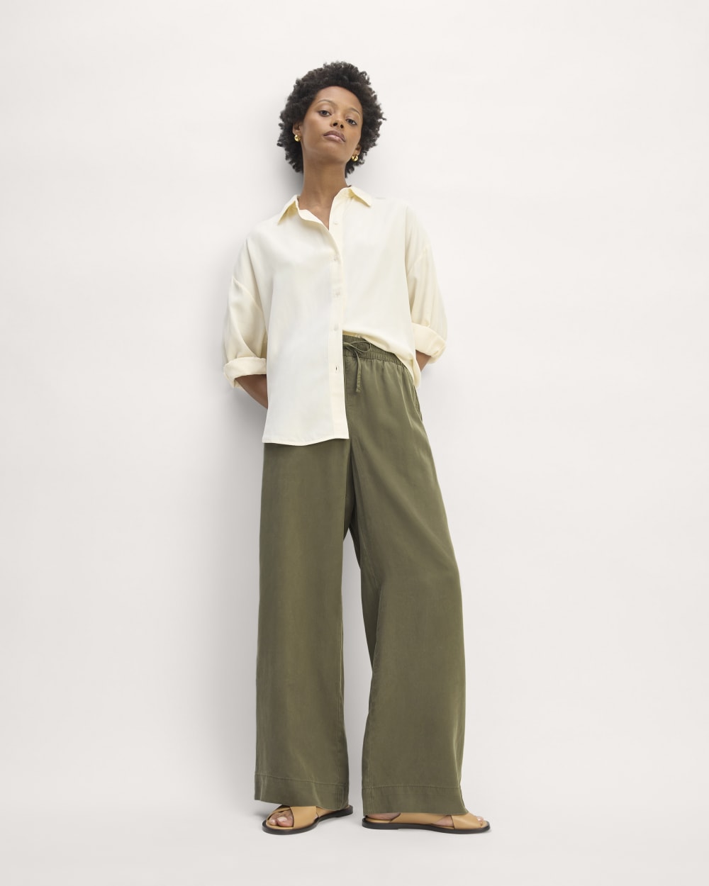 The Wide-Leg Pant in Butterlite | Kalamata