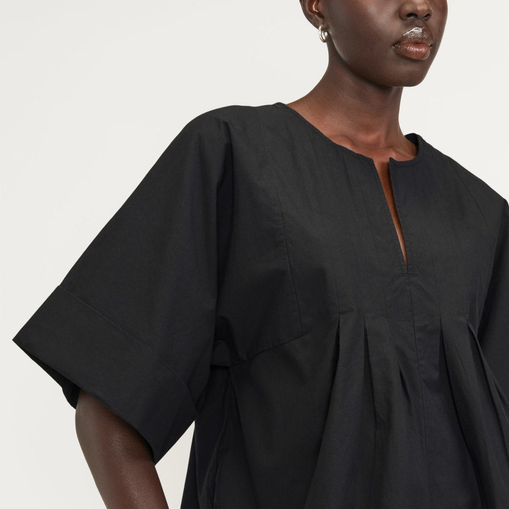 The Poplin Tunic | Black