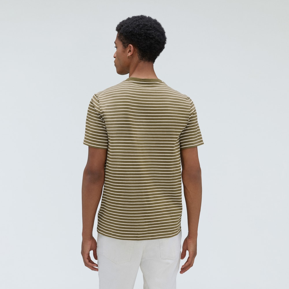 The Organic Cotton Crew | Olive / Canvas